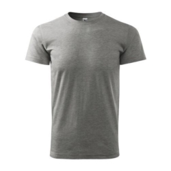 T-shirt koszulka BASIC MALFINI model 129 ciemnoszara
