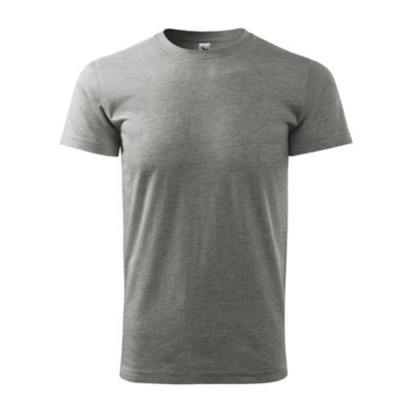 T-shirt koszulka BASIC MALFINI model 129 ciemnoszara