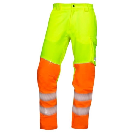 Spodnie do pasa ostrzegawcze SIGNAL żółto-pomarańczowe
