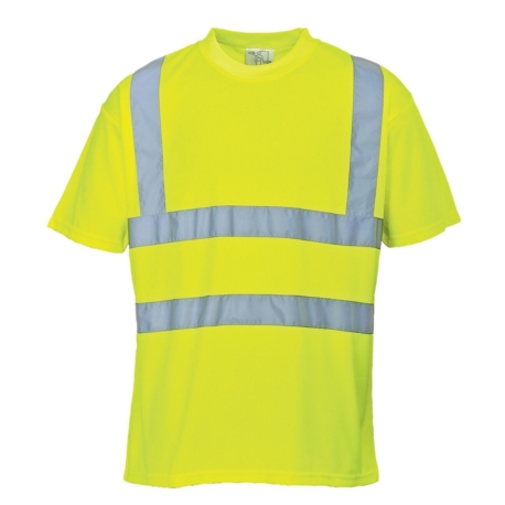 T-shirt koszulka ostrzegawcza S478 żółta