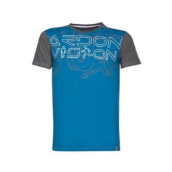 T-shirt VISION niebieski