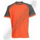 T-shirt roboczy OLIVER pomarańczowo-szary